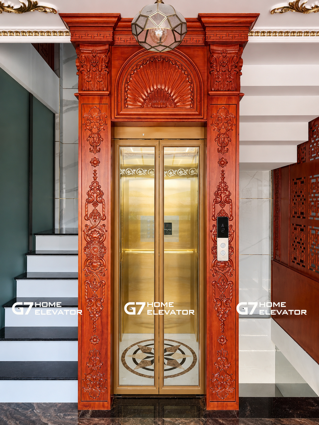 thang máy mini G7 home cửa 2 cánh